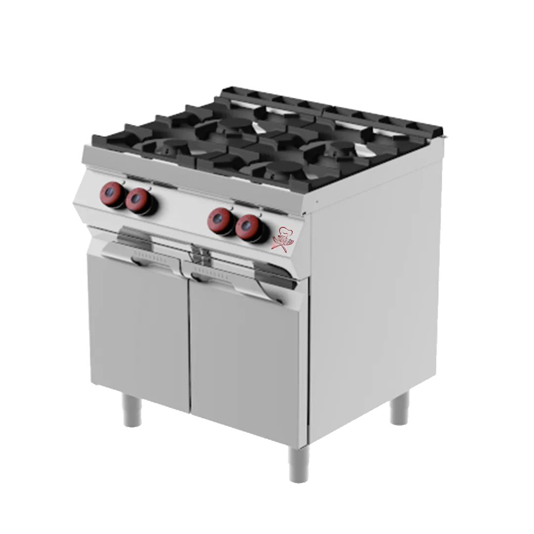 Cucina a gas 4 fuochi